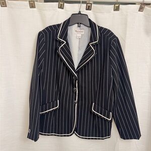 23” ptp TanJay petite Women's black Pinstripe Blazer